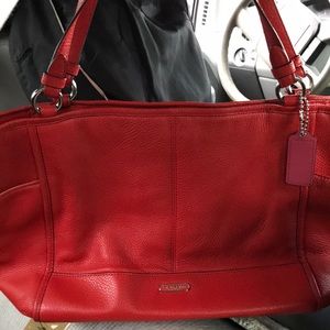 Red Coach Satchel